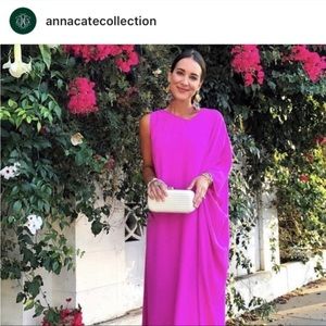 Anna Cate long hot pink dress - NWT - size S